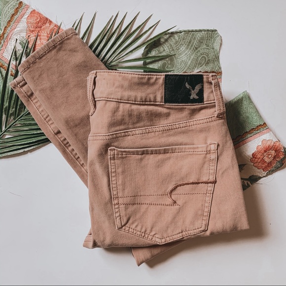 American Eagle Outfitters Denim - American Eagle 360 Pink Super Stretch Jean